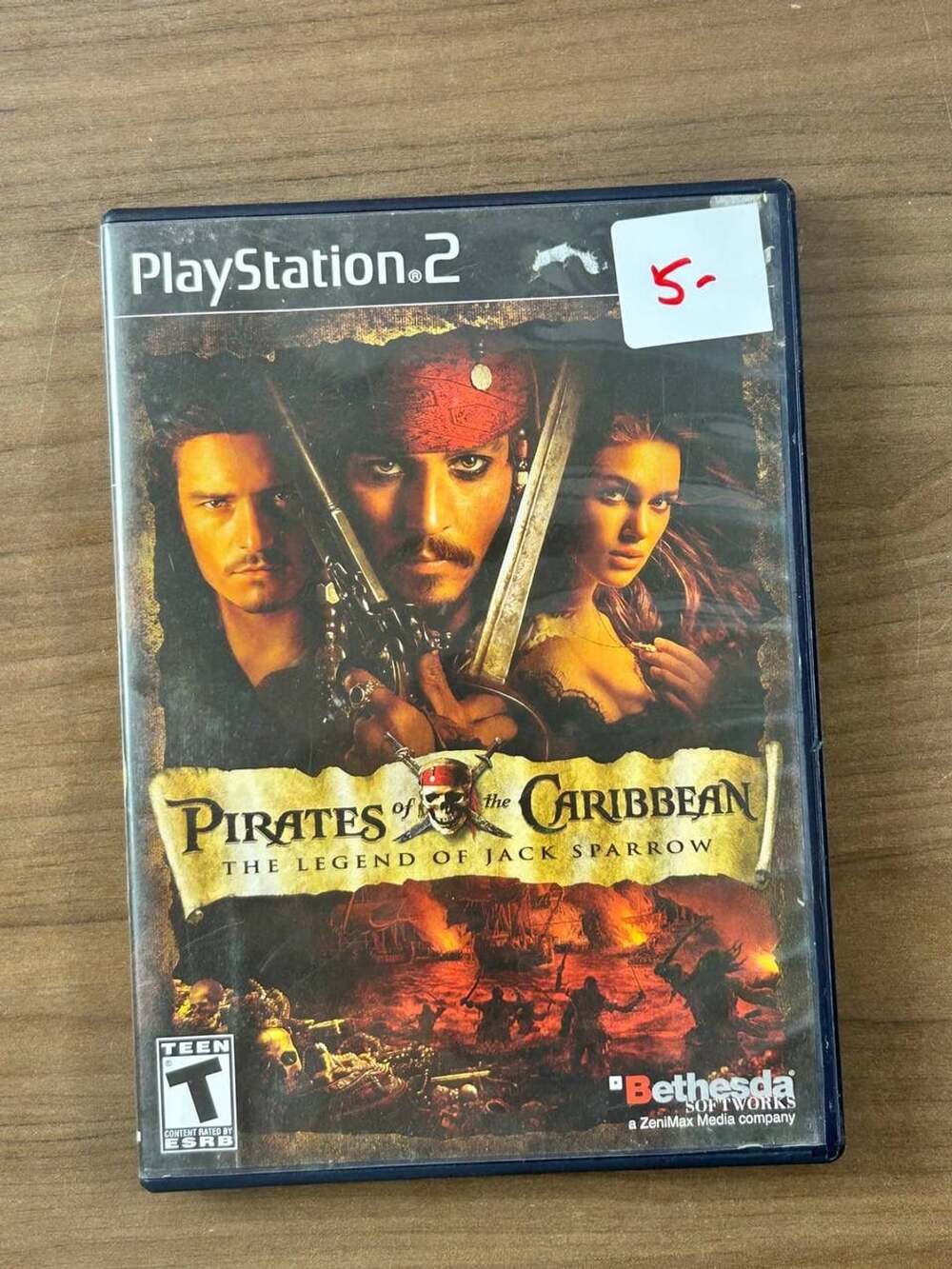 Pirates of the Caribbean Legend of Jack Sparrow PS2 2006 CIB Manual Case Disc